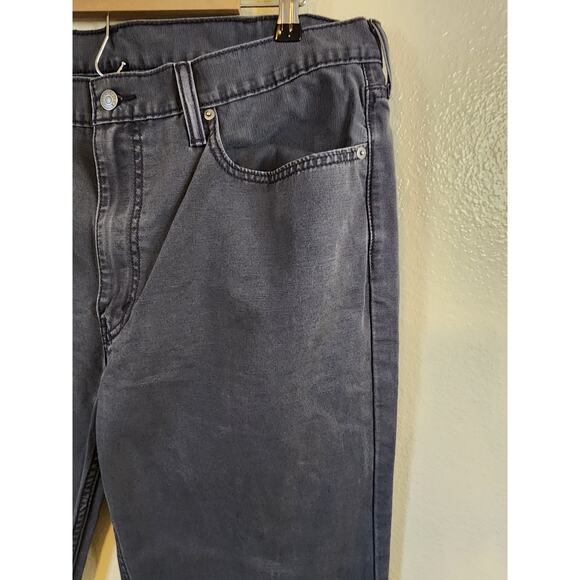 LEVIS 514 Gray 38x32 Mens Wash Denim Straight Leg - Picture 5 of 6